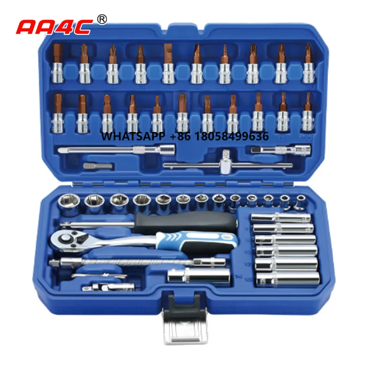 

AA4C 53pcs Auto Repair Tool Kit Shelf Hardware Hand Tools Workbench Tools A1-X05301