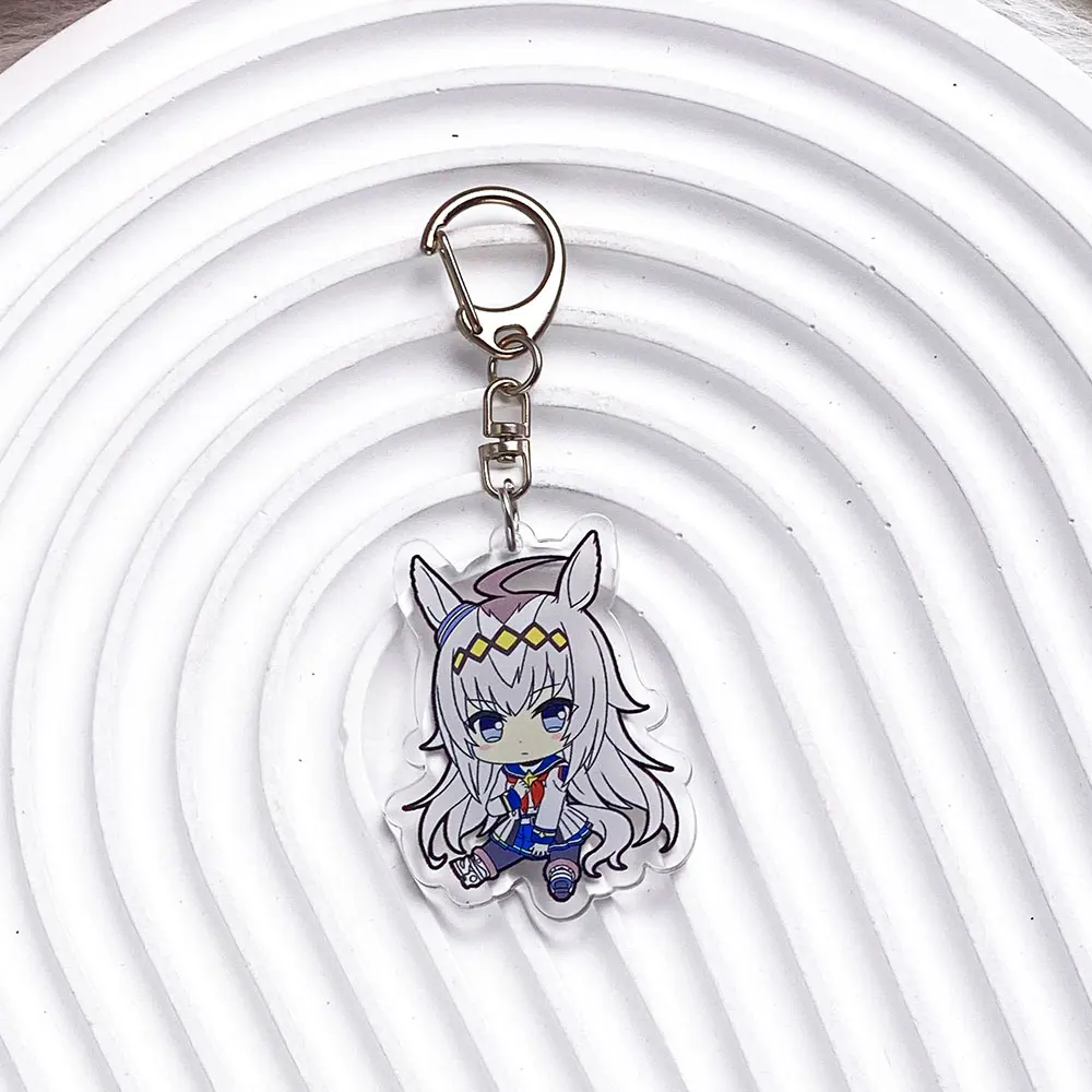 Anime Characters Pretty Derby Acrylic Car Keychain Accessories Special Week Bag Charm Cute Backpack Pendant Gifts For Friends image 6