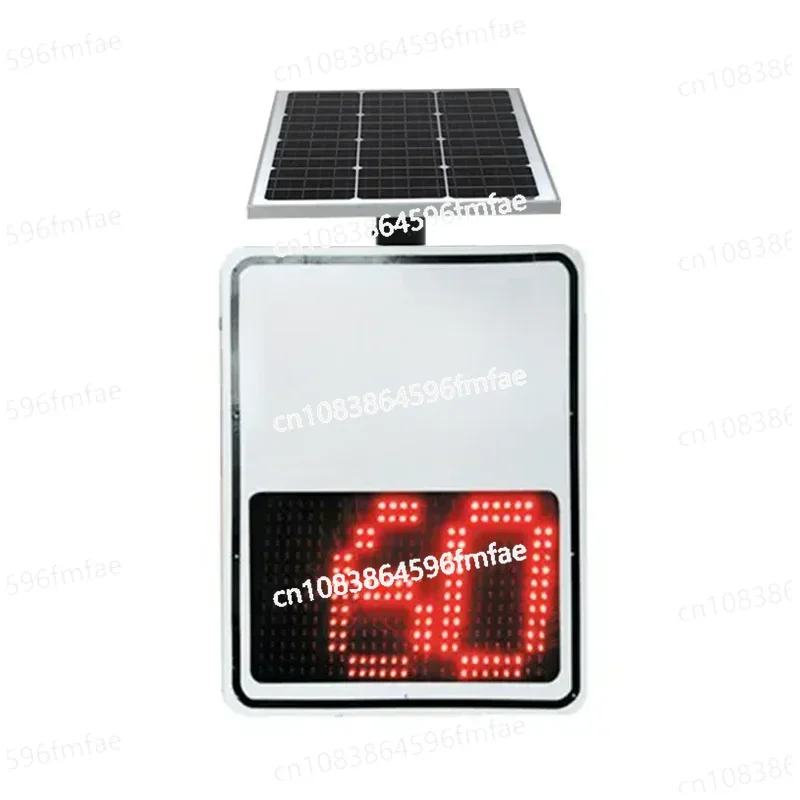 Solar Powered Led Radar Sensors Controlled Traffic Speed Sign Solar Powered Limit Signs Radar Detector