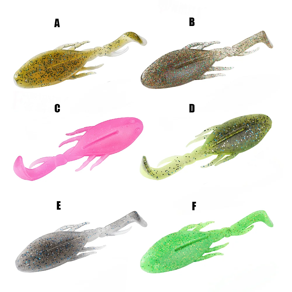 SUNMILE Fishing Lures 6.5cm Artificial Baits Wobblers Soft Lures Shad Carp Silicone Fishing Baits