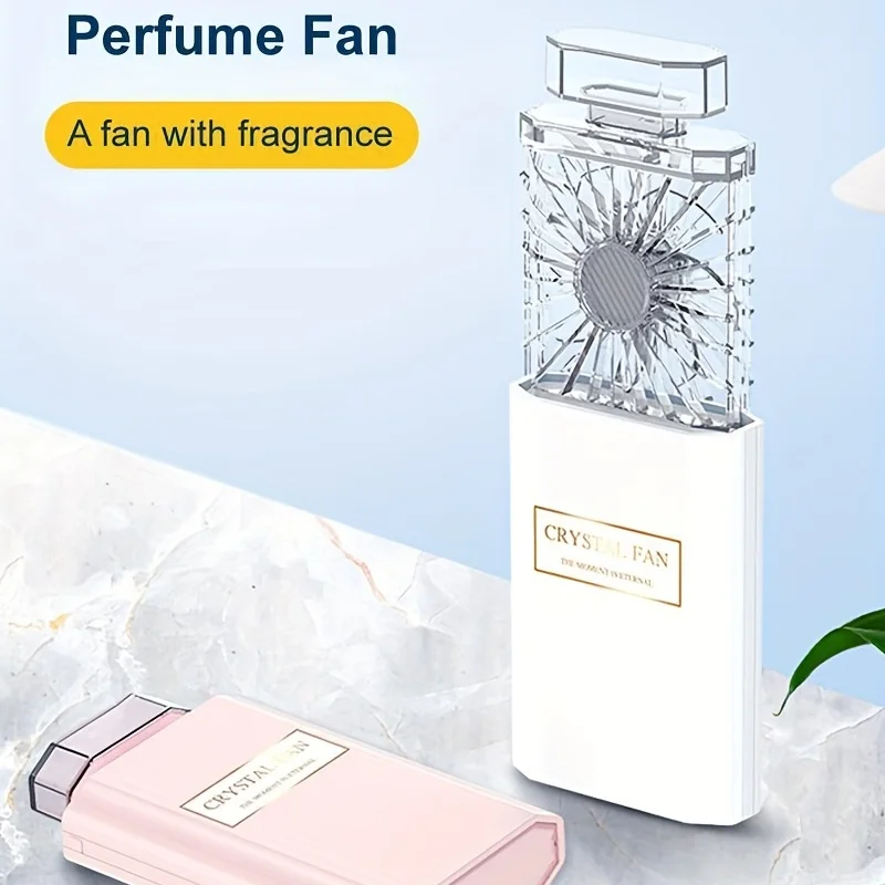 Rechargeable Handheld Fan - Powerful, Quiet, Portable Mini Cooling Fan for Women, Girls, Office, School, Home Use