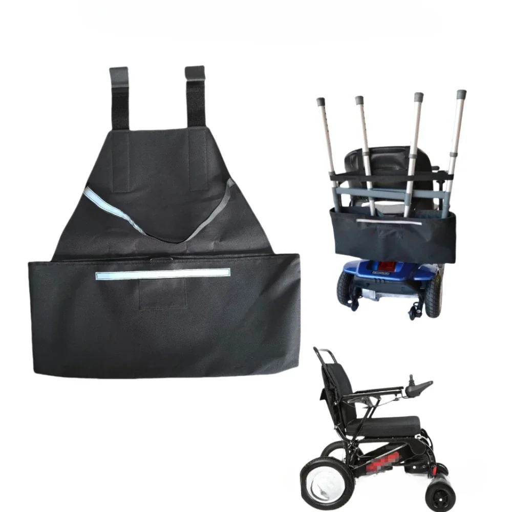 Electric Wheelchair Scooter Portable Hanging Bag Easy to Disassemble Hanging Bag Wheelchair Accessories Walker Storage Bag