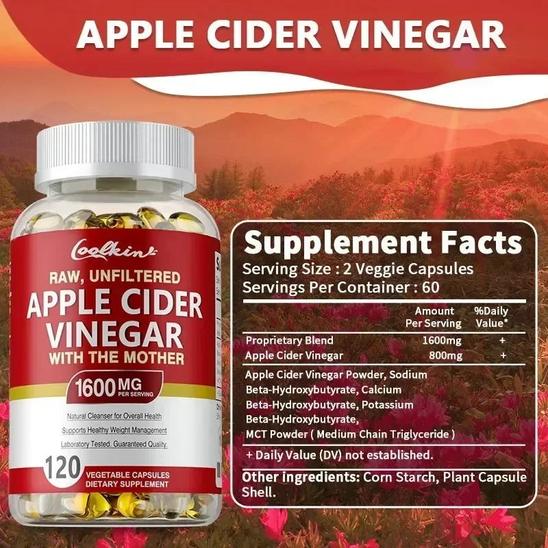 Apple Cider Vinegar Capsules - - Health Wellness Vitality recensie en prijs