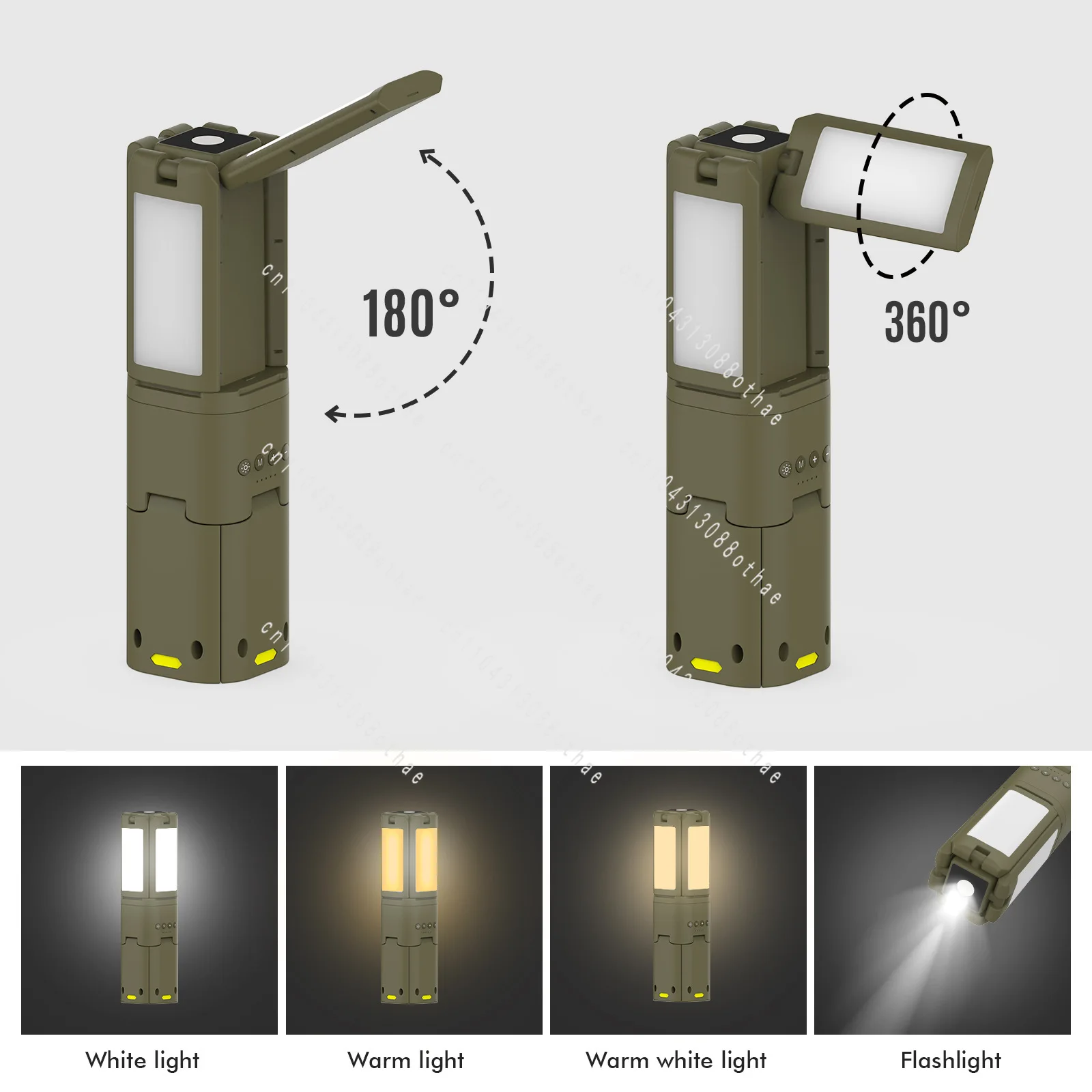LED Outdoor Camping Light, Large Capacity Waterproof Camping Work Tent Light