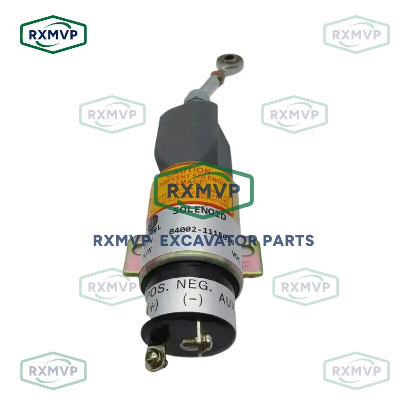 B4002-1115030 Stop Solenoid Valve 24V Fits Excavators Yuchai PC60-7 PC120-7 PC200-7 Diesel Engine