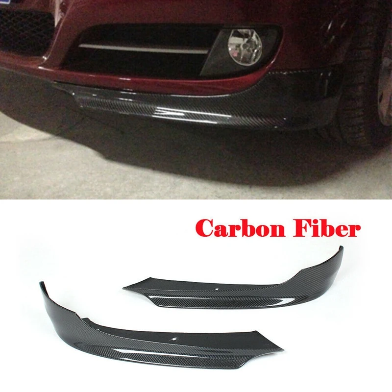 

Car Front Bumper Lip Splitters For BMW 325I 335I E90 LCI Sedan 4-Door 2009 - 2012 Apron Winglets Flaps Spoiler