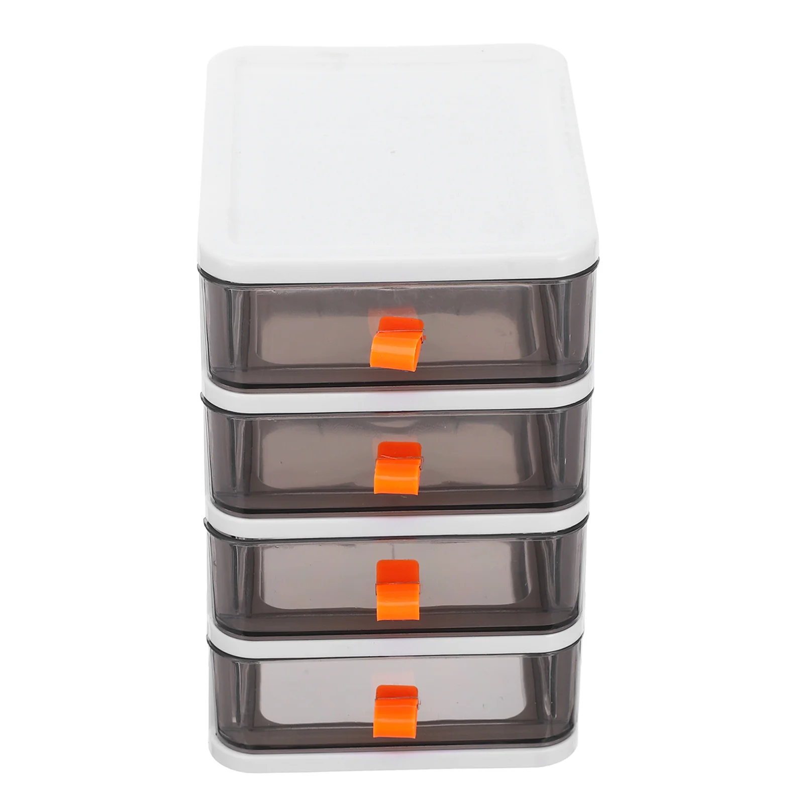 

4 Level Stackable Storage Organizer Clear Plastic Drawers for Desk Vanity Craft Supplies Office Stationery Small Drawer Plastic