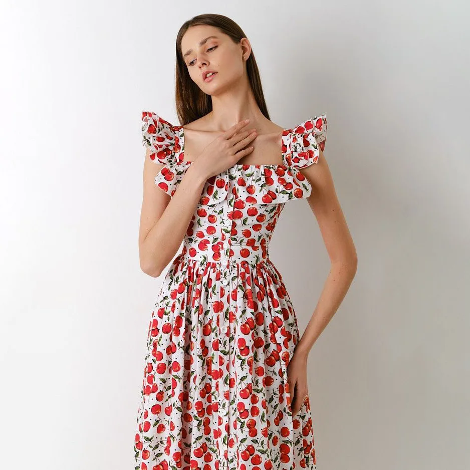 Abito lungo maxi Abbigliamento donna Primavera Estate Bohemian Holiday Beach Stile coreano Floreale Vintage Slim Abiti Robe Abiti Boho