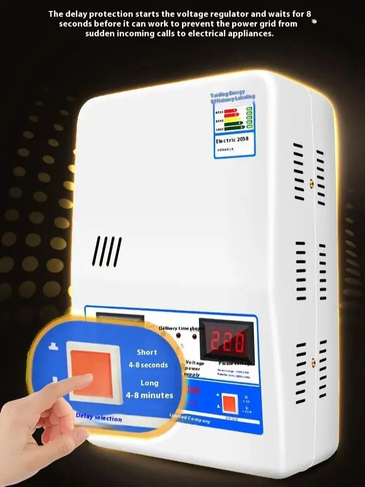 Régulateur de tension domestique entièrement automatique TM-15000VA, stabilisateur de tension Intelligent 6800/15000W