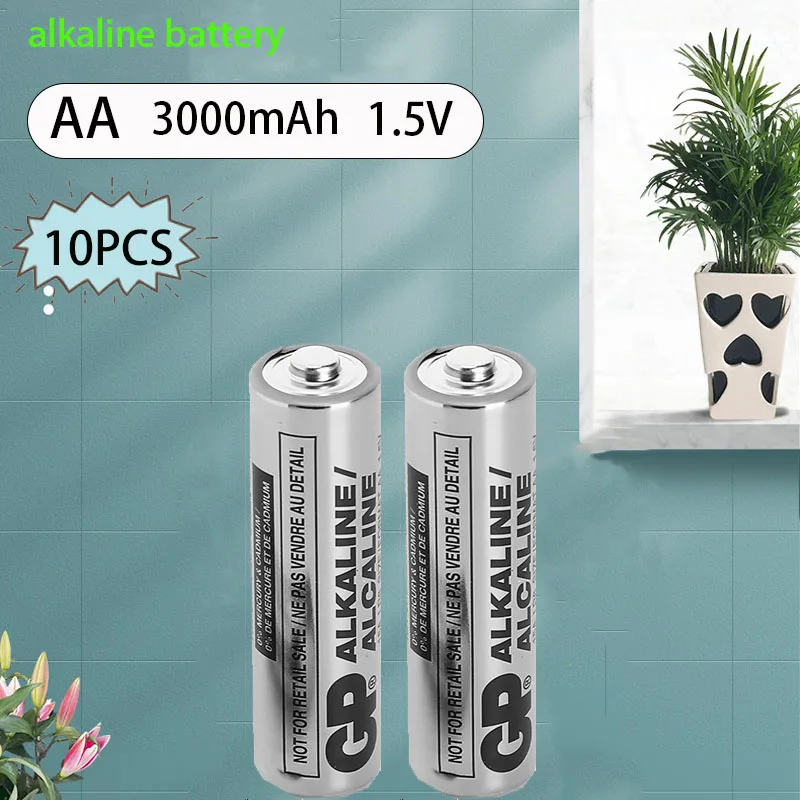 10PCS GP Speedmaster Alkaline Battery AA 3000mAh 15A LR6 Suitable for Toy Gas Meter Smart Lock Electronic Lock Password Lock