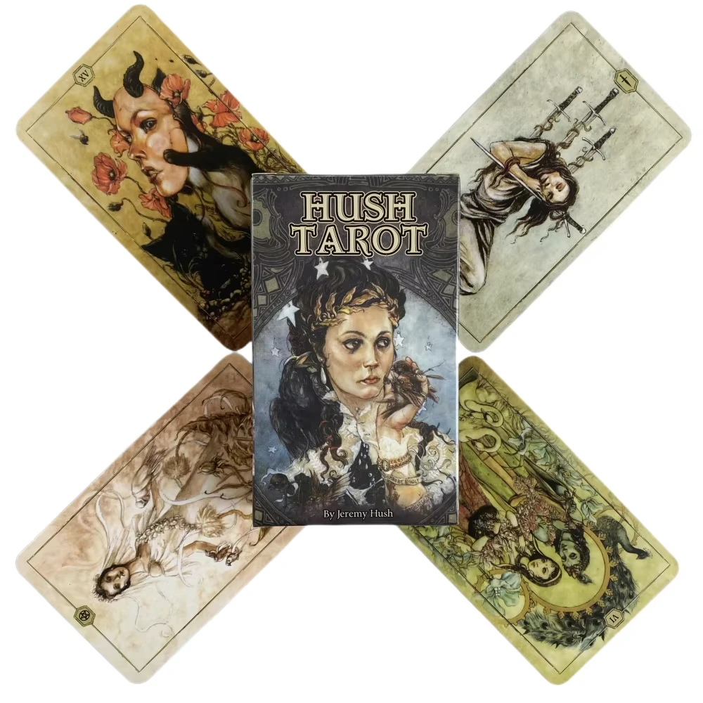 Hush Tarot Cards A 78-Deck Oracle English Visions Divination
