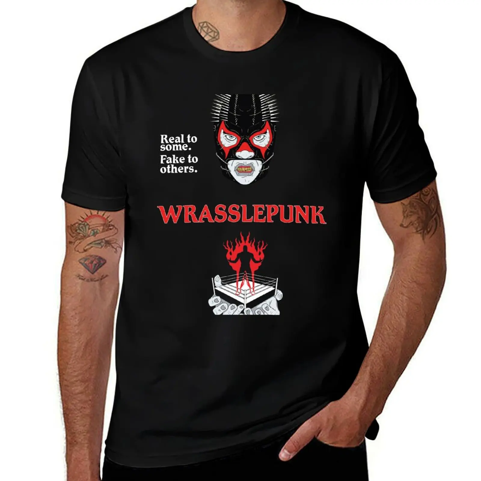 

wrassleraiser T-Shirt t shirt man casual anime tshirt man t shirt cotton T-Shirt