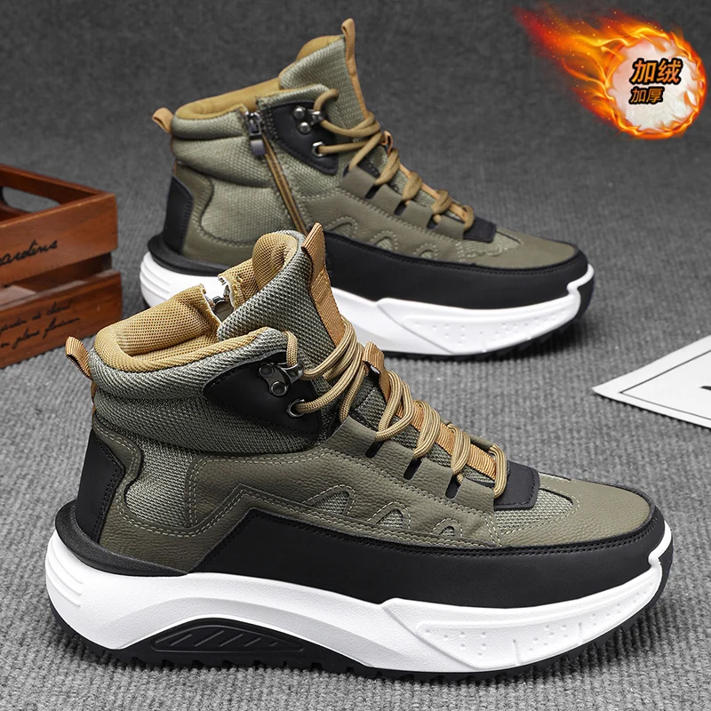 

Retro Solid Color Canvas Sports Shoes Summer New Men Casual Shoes Fashionable and Comfortable Outdoor Non-slip Outsole Boots