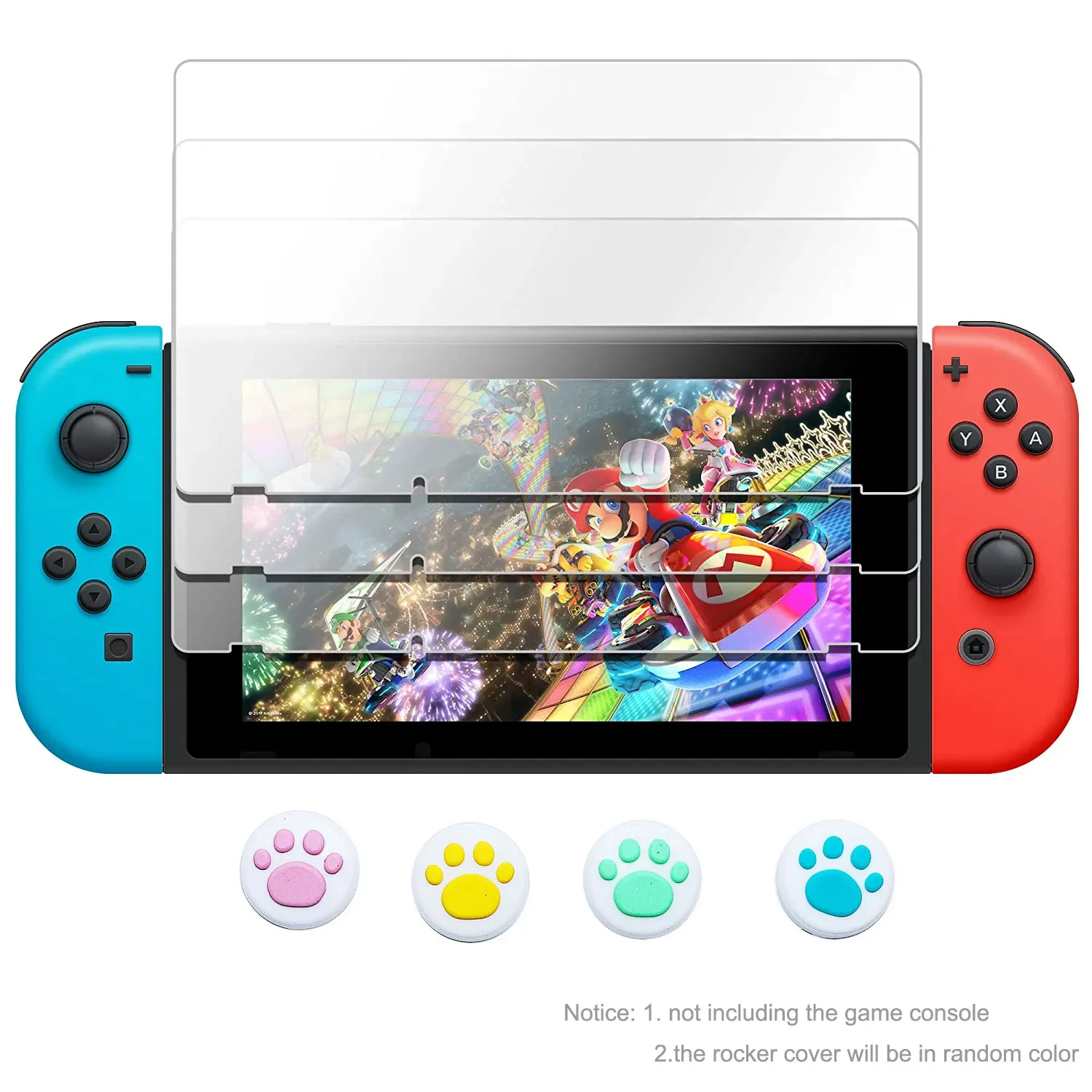 1/2/3PCS Screen Protector Tempered Glass Film for Nintendo Switch Accessories NS 9H Hardness Glass for Nintend