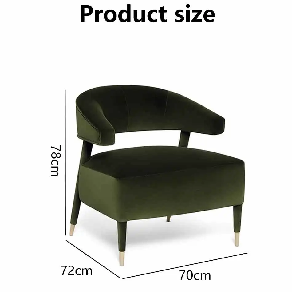 الحديثات الفاخرة Wohnzimmer Hochwertiger Sessel Metallrahmen مع акent Stuhl