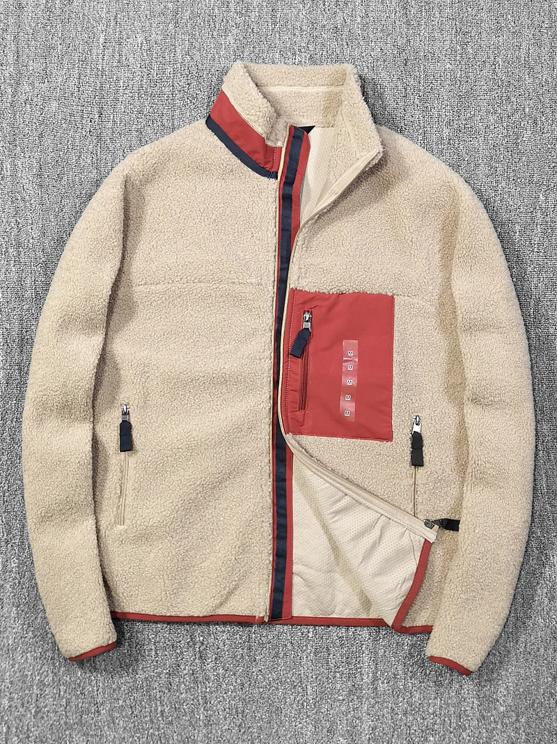 

Утепленная флисовая куртка-тедди с воротником-стойкой, свободного кроя, повседневная, молодежная, модная, с длинными рукавами, на молнии, осень-зима