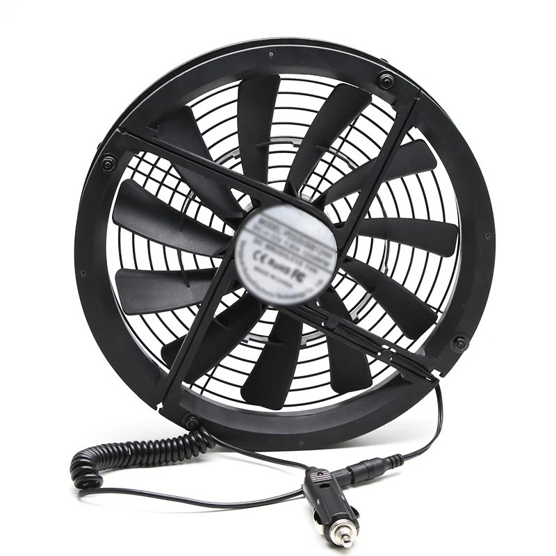 12V Groot luchtvolume 25 cm Cm RV Auto Zelfrijdende reisventilatie en koeling Afzuigventilator 25030 Licht en eenvoudig te installeren