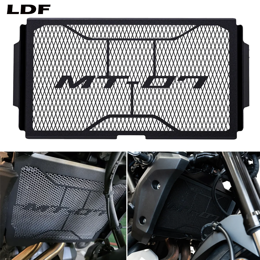 

Подходит для Yamaha MT-07 MT07 FZ07 2018-2024 и 2025 2026, новейшая защита радиатора мотоцикла MT 07, защитная крышка