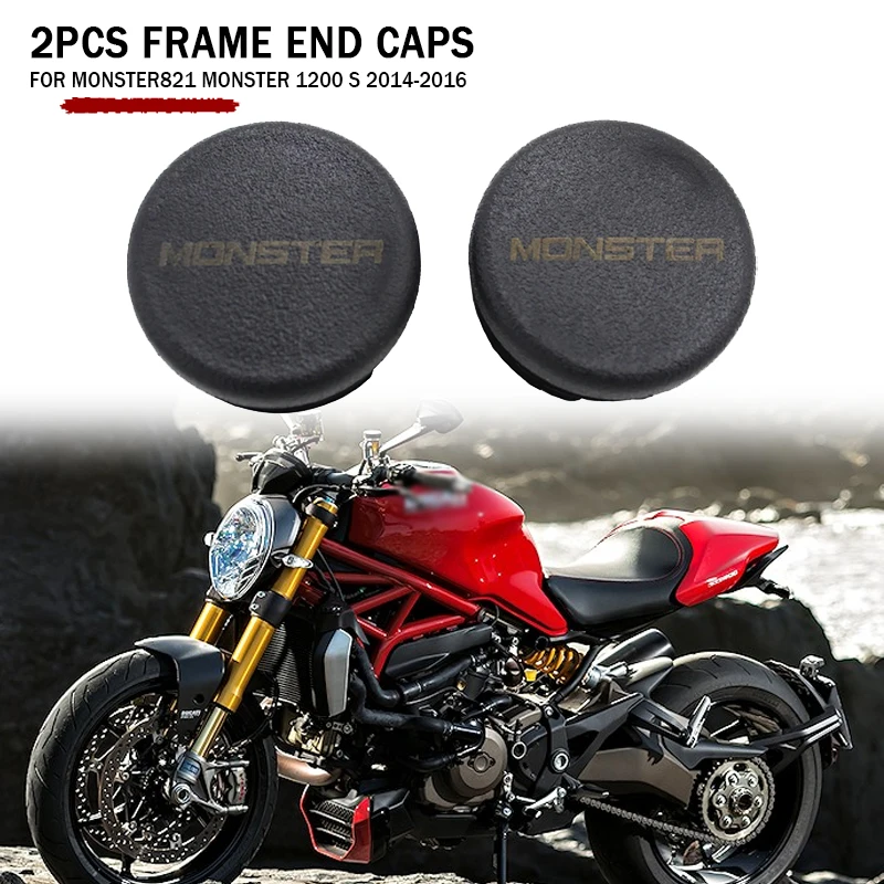 For Ducati Monster 821 Monster 1200 S 2014 2015 2016 Motorcycle Accessories Frame Hole Cover Caps Plug Decorative Frame Cap Set