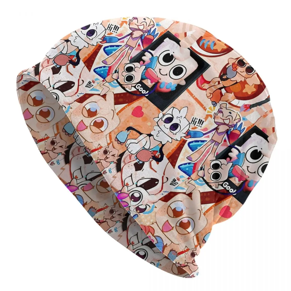 Dandys World Shelly Caps Catoon عارضة الكبار في الهواء الطلق Skullies Beanies قبعة الربيع الدافئة الحرارية مطاطا بونيه القبعات #1