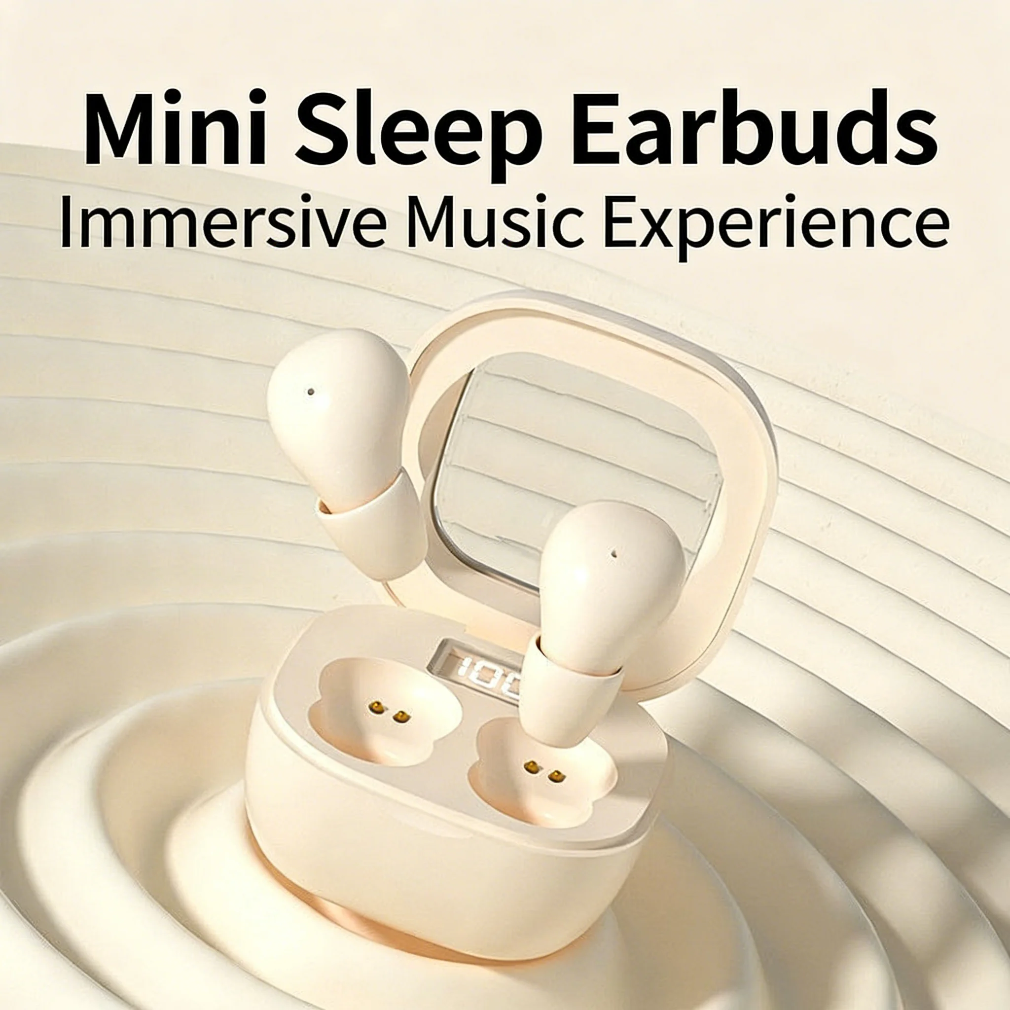 Audífonos Inalámbricos SK19 - Audífonos Inalámbricos Ultra Pequeños para Dormir con Batería de Larga Duración y Sonido de Alta Fidelidad