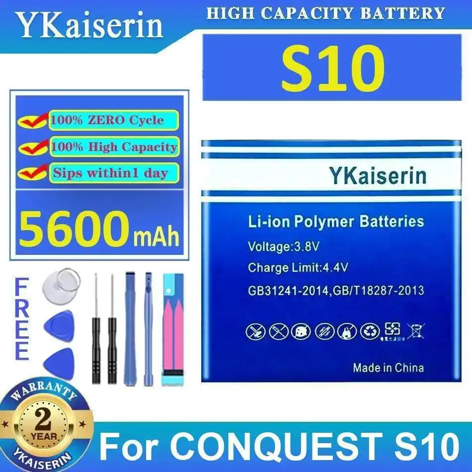 

High-Capacity 5600mAh For Conquest S10 Mobile Phone Battery