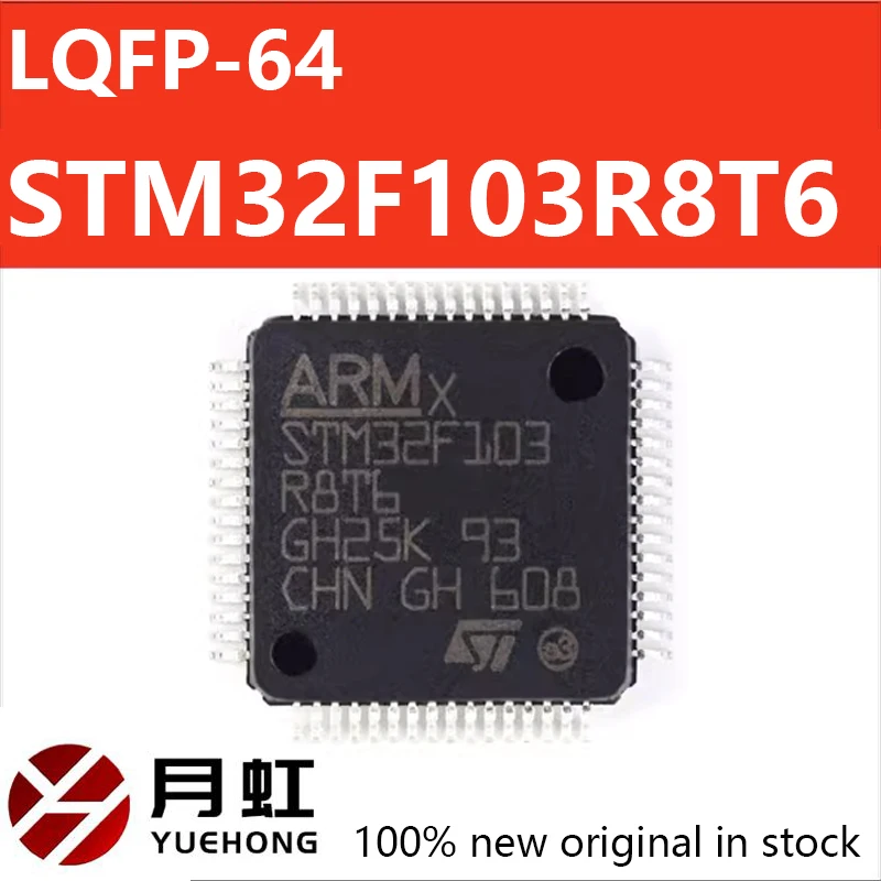 

1/10/50pcs Original genuine STM32F103R8T6 LQFP-64 ARM Cortex-M3 32-bit microcontroller MCU