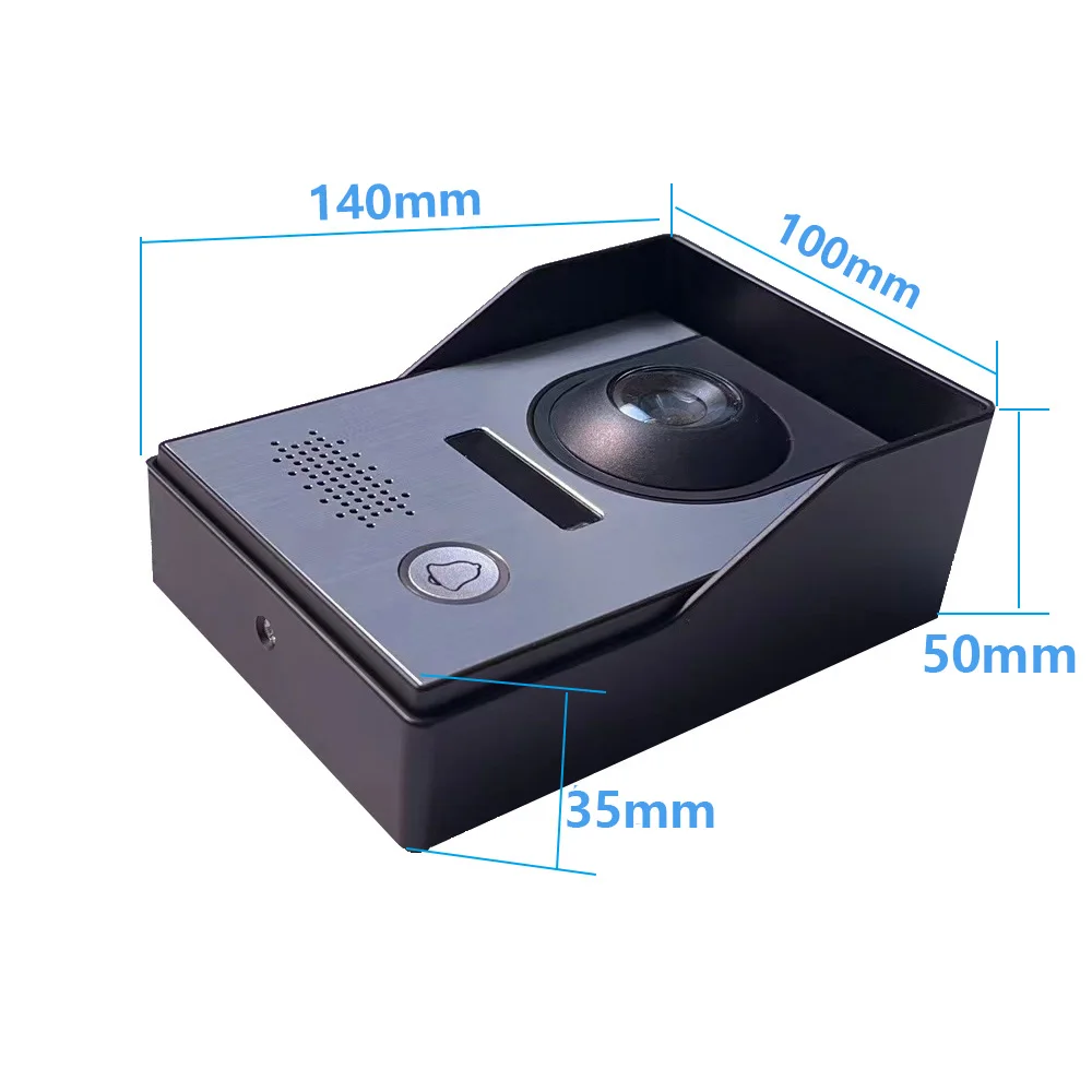 NEW Video Intercom System 7 Inches Video Doorbell Door System Kits Support Unlock Monitoring for Villa Home Office Apartment