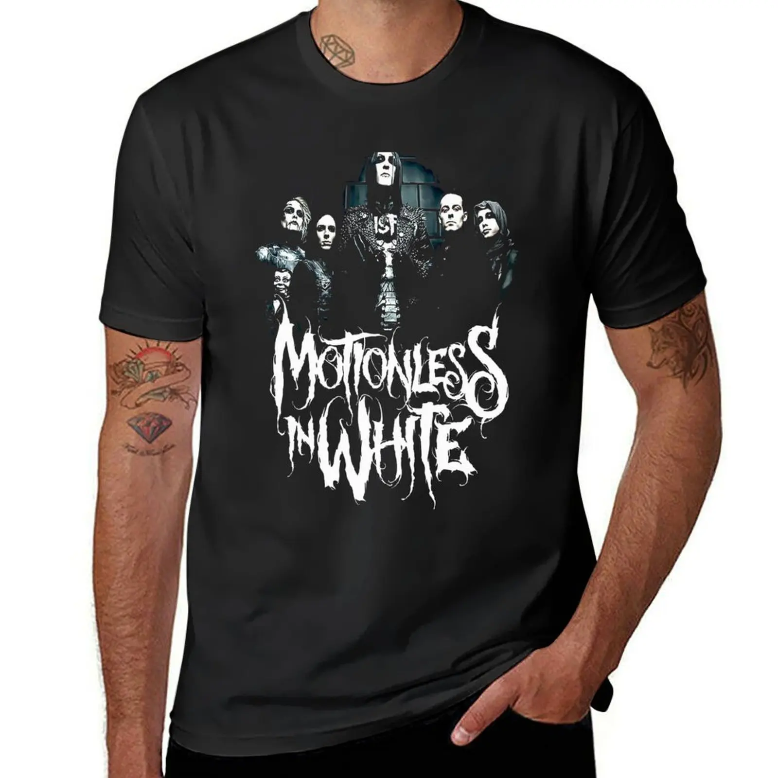 Motionless in white cd3 Motionless in white / trending 01 T-Shirt plain anime Blouse fruit of the loom mens t shirts