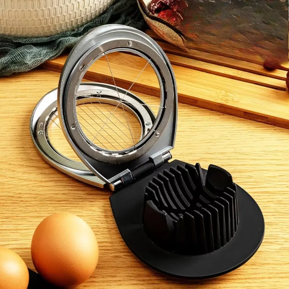 

2 в 1, яйцерезка, нержавеющая яйцерезка в японском стиле, эргономичная ручка из нержавеющей стали, резак для клубники, ресторан