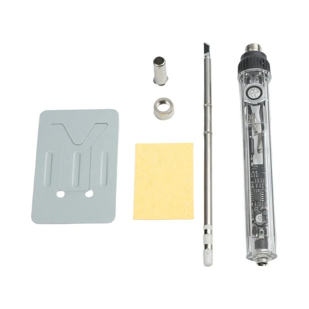 T12 Soldering Iron 72W Featuring Adjustable Temperature Range Compatible with T12 K Tips and Designed for Portable Workspace Use