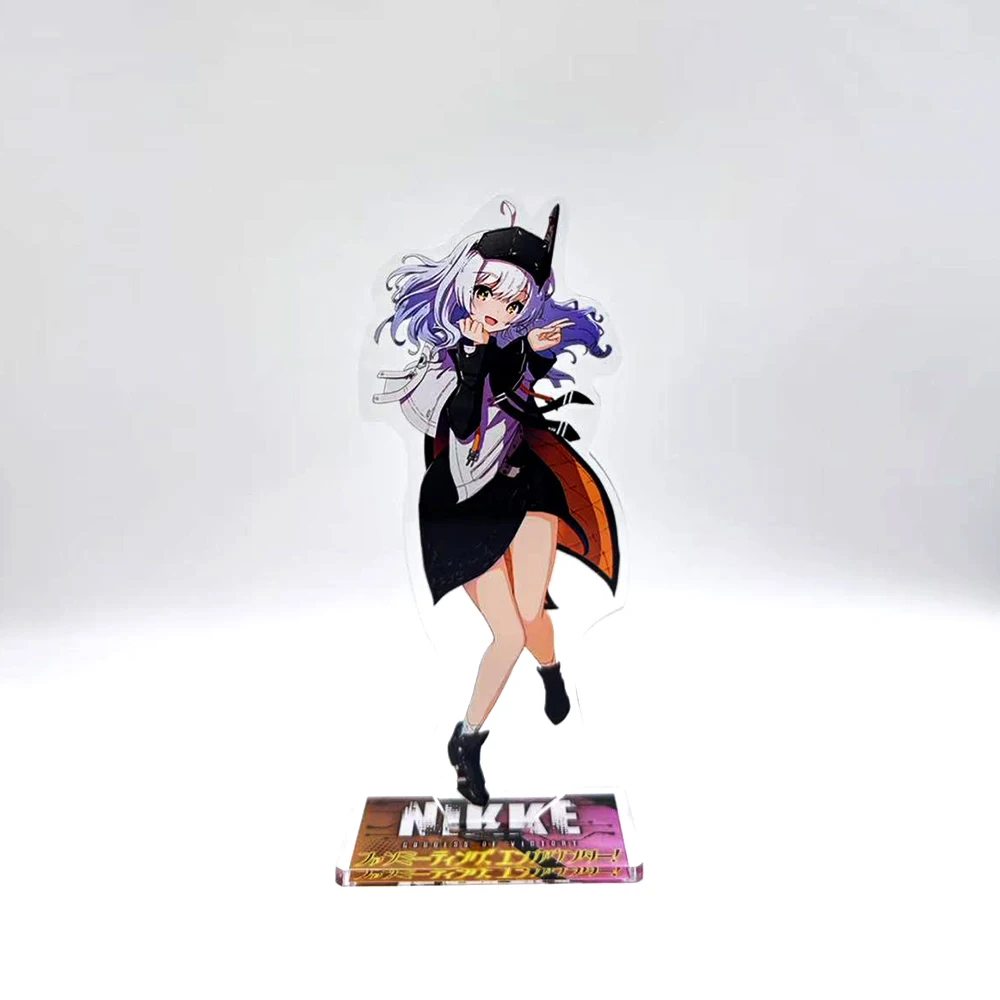 الألعاب الكورية NIKKE آلهة النصر حامل الاكريليك الشكل إيما ميراندا الدائمة نموذج لوحة سطح المكتب تأثيري هدية #6