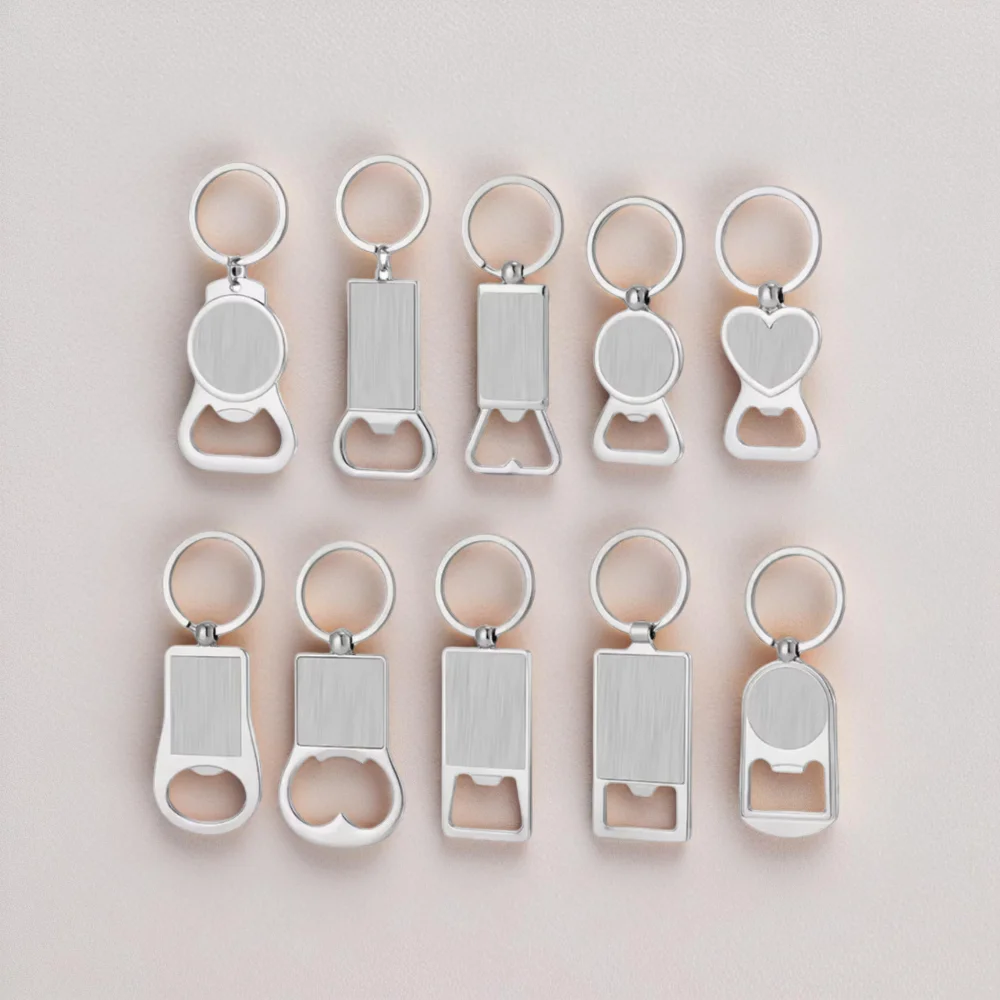 

Custom Laser Logo Name Keyring Practical Printing Activity Bar Key Ring Chain Creative Metal Beer Bottle Opener Keychain Gift