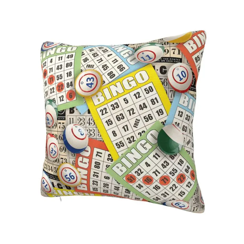 Nordic Style Hot Game Best Play Bingo Cushion Covers 45x45cm Velvet Throw Pillow Case for Sofa Square Pillowcase Home Decorative