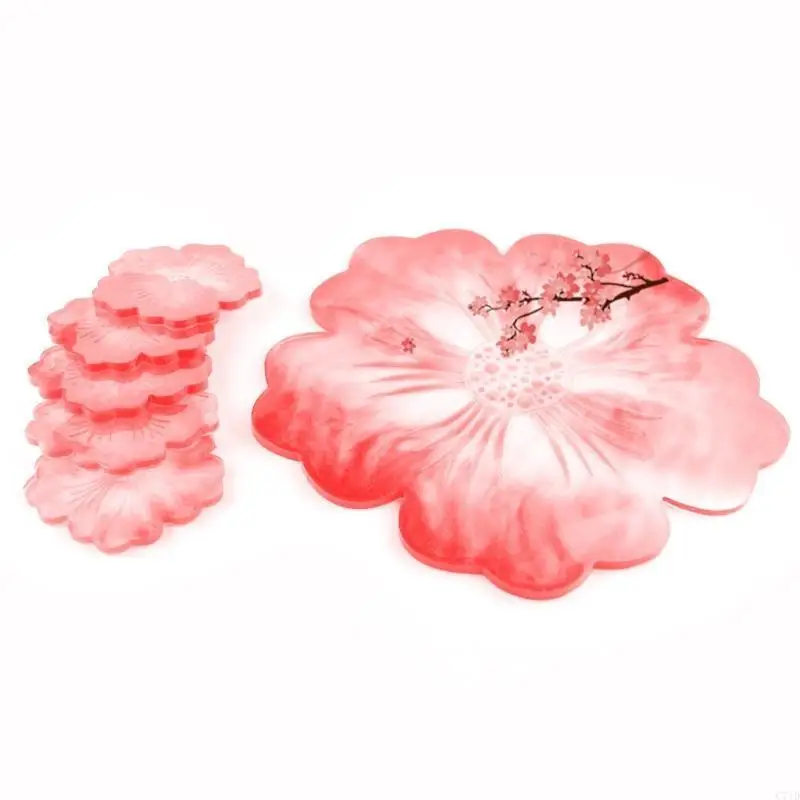 

Large Flower Resin Molds DIY Silicone Tray for Fruit Cup Geode Agate Platter Epoxy Resin Molds Art Crafts