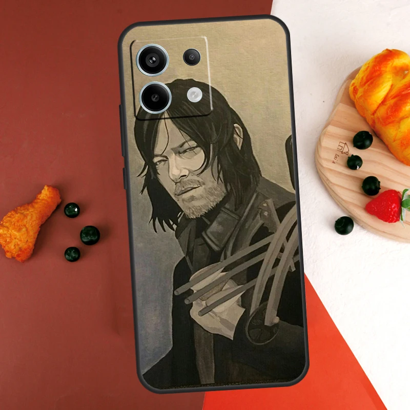 حافظة The Walking Dead Daryl Dixon لهاتف Xiaomi Redmi Note 13 14 Pro 9 10 11 12 Pro 10S 11S 12S Redmi 13C 10C 12C 14C Coque