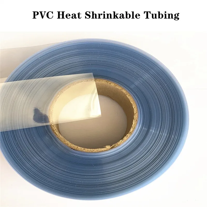 Transparent PVC Heat Shrink Tube for 18650 Lithium Battery Insulation Protection 1KG