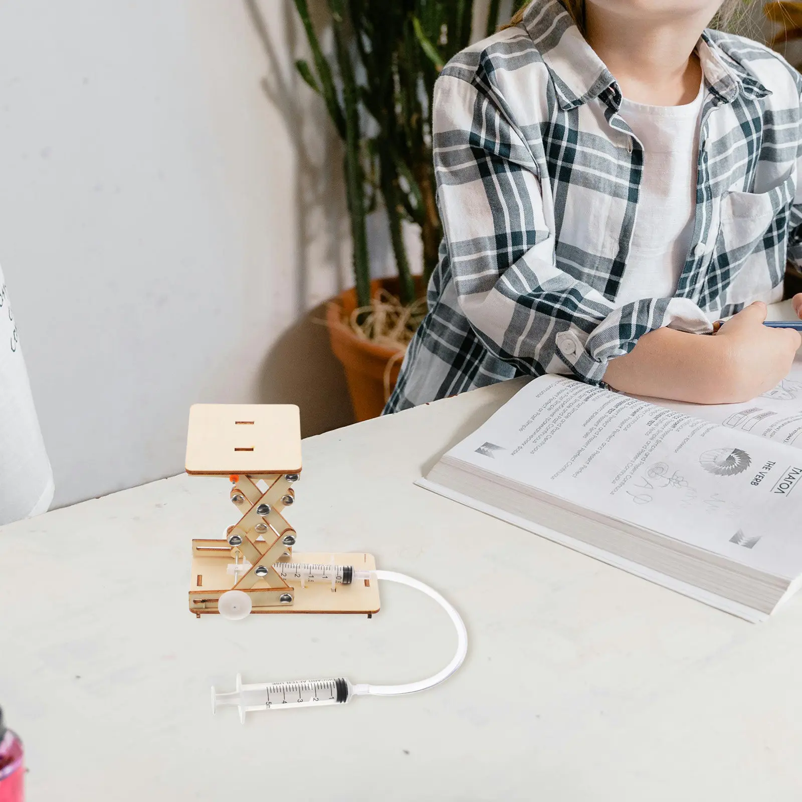 

Набор для сборки гидравлической платформы-головоломки: развивающий научный экспериментальный комплект для детей, DIY-проект по инженерии