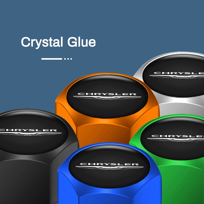 سيارة الإطارات عجلة صمام قبعات غطاء الجلد المدبوغ مفتاح سلسلة حلقة المفاتيح لكرايسلر فوياجر باسيفيكا تاون كروس فاير سيبرينغ أندرويد أسبن #6