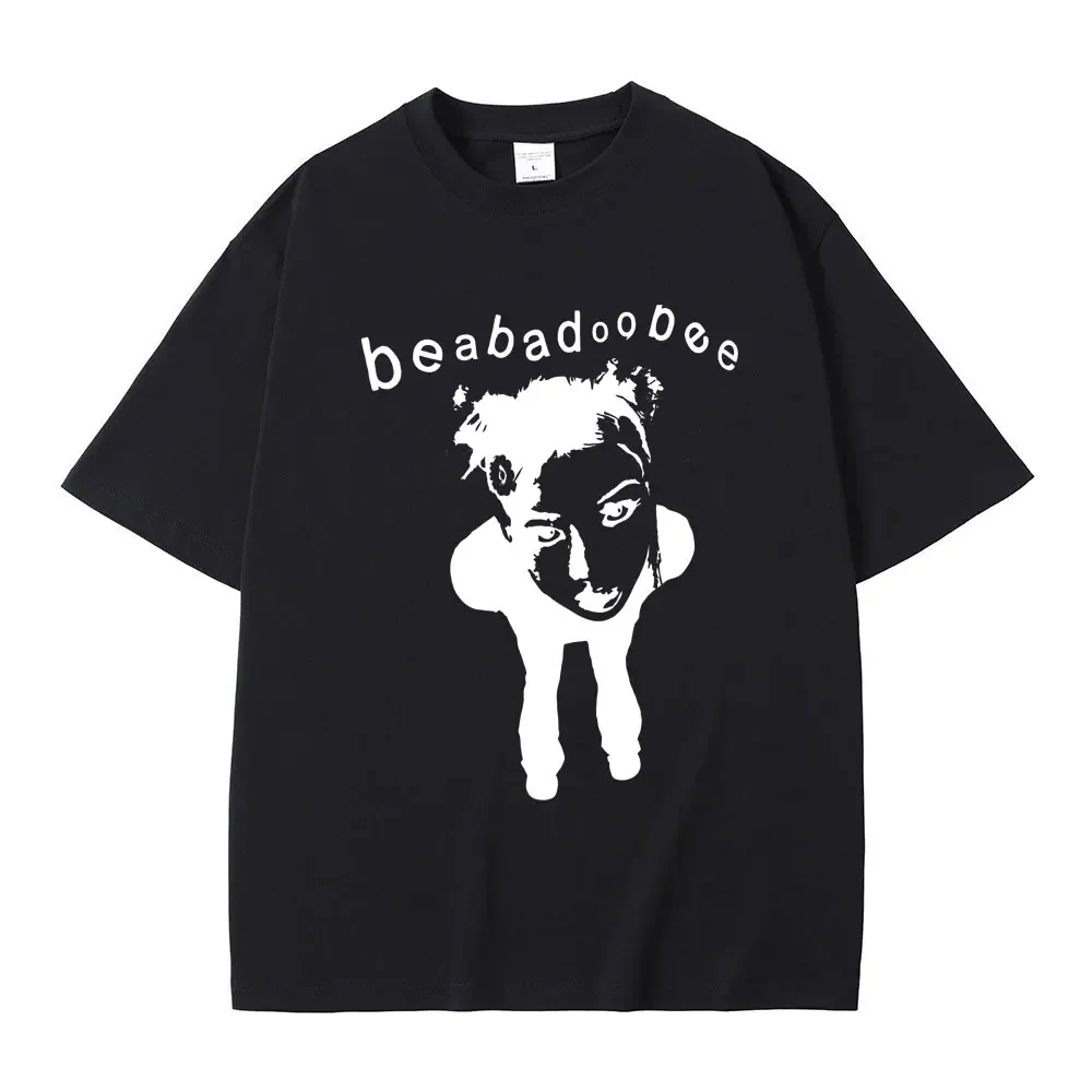 Singer Beabadoobee Graphic Print T-shirt Men Women Fashion Cotton Oversized Tshirt Unisex Casual Y2k Style Short Sleeve T Shirts