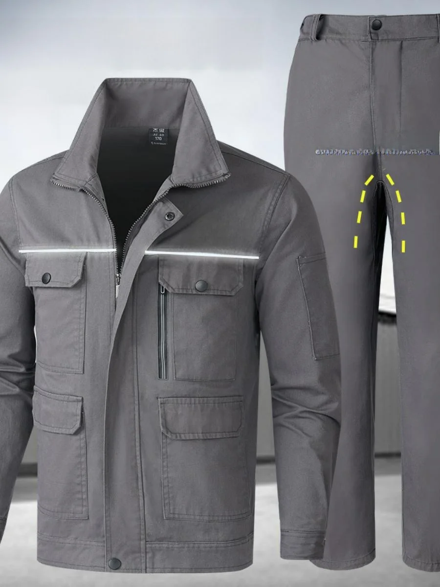 ensemble-de-travail-pour-hommes-en-pur-coton-vetements-de-travail-pour-soudeurs-et-mecaniciens-anti-brulure-resistant-a-l'usure-pour-chantier