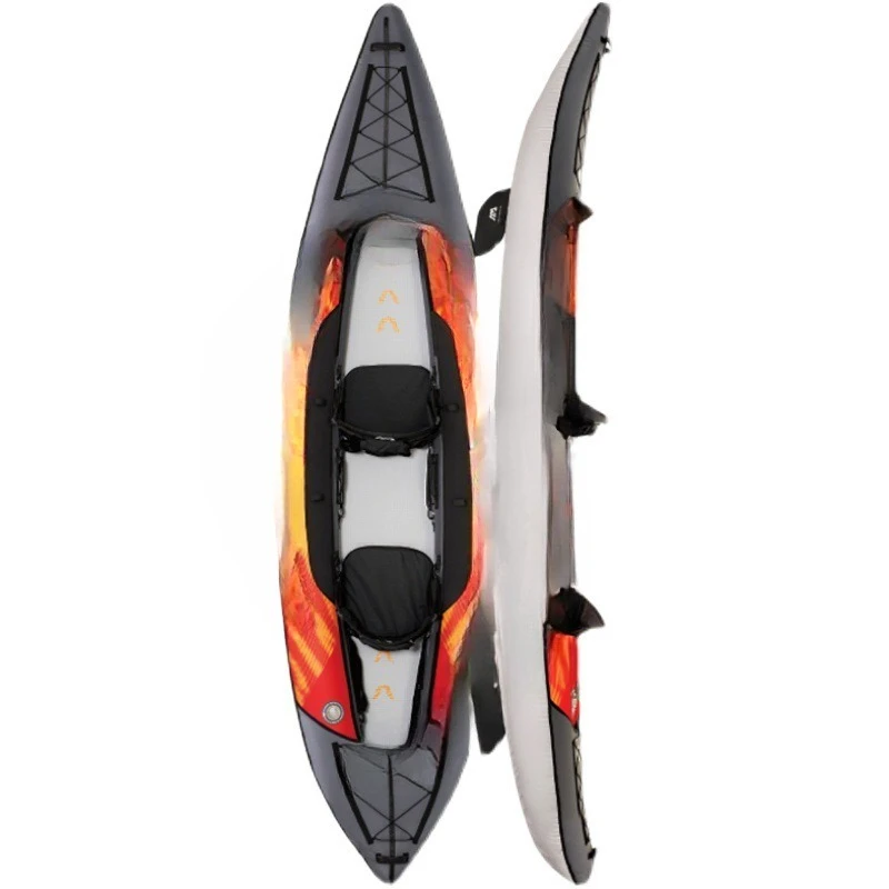 

Kayak Inflatable Canoe Single Double Fishing Thickened Drifting Rubber Boat
