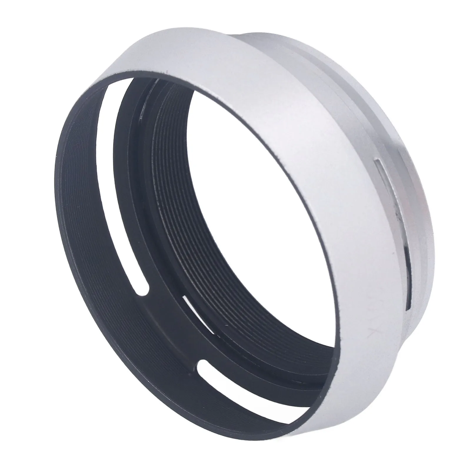 49mm Lens Hood Aluminum Camera Lens Hood Shade with Adapter Ring for Fujifilm X100 X100S Accessories