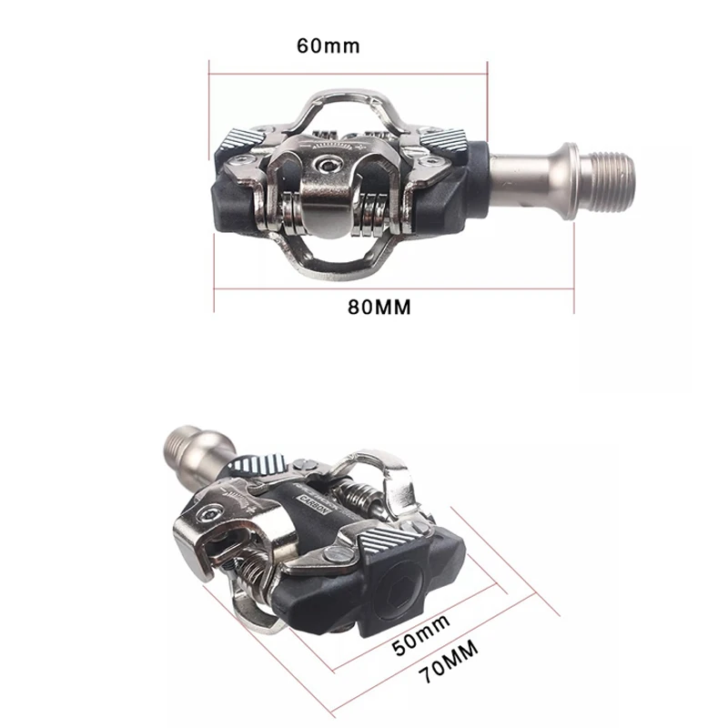 RACEWORK M8100 Pedal Self-locking Pedal Ultra-light SPD Mountain Bikes Lock Pedal with SH-51 Locking Clip Racing Cycling Part