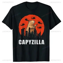 Capybara Printed T Shirt 3D Funny Animal For Men Kid Fashion Streetwear Capybara Lovers Short Sleeves Harajuku Clothing Tees Top