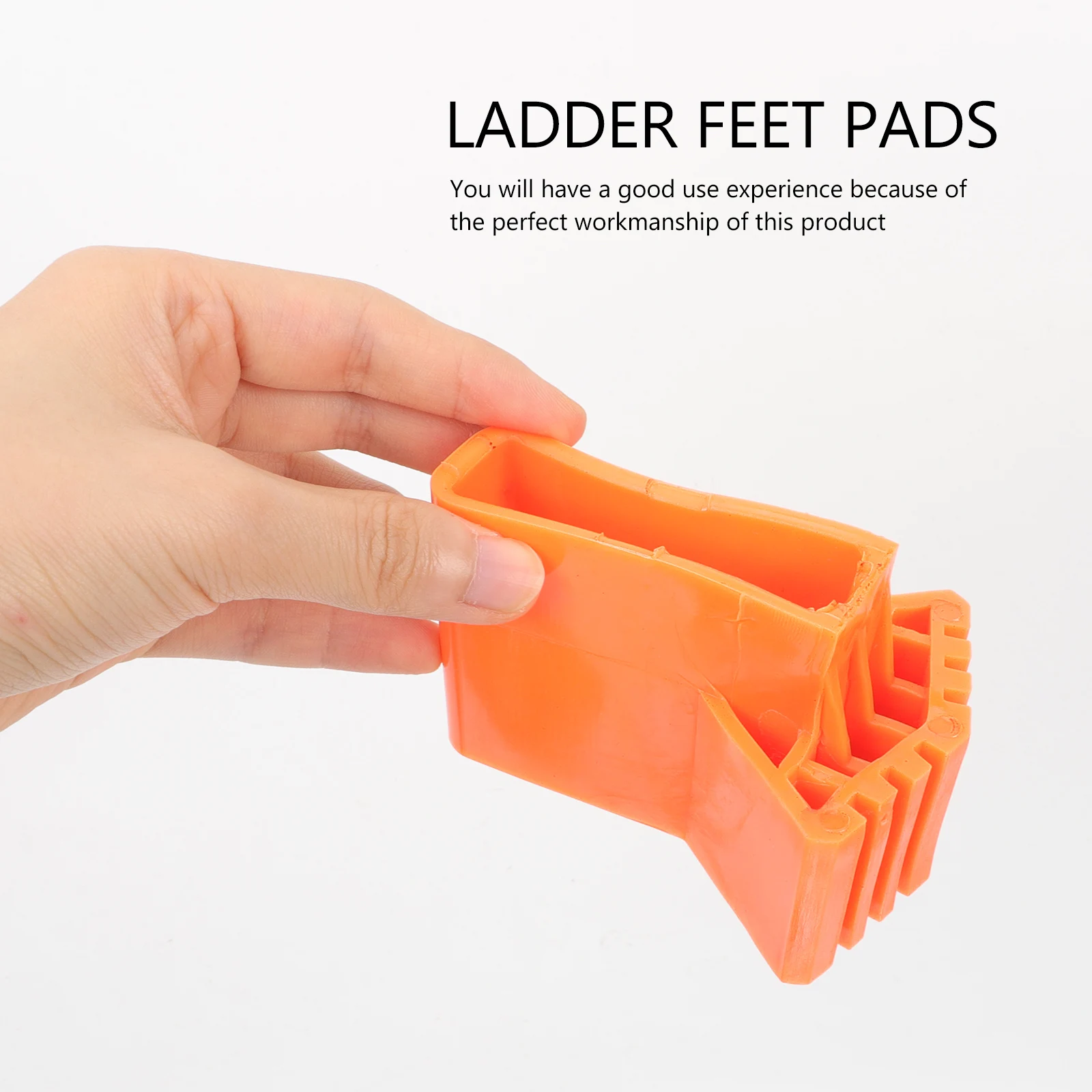 

2pcs Feet Rubber Non-Slip Pads Safety Accessories for Ladder Foot Protectors Step Covers Stable Grip Construction Home Use