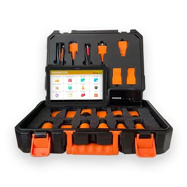 

Humzor NS666 Supper Diesel Truck Diagnostics Tool Car Scanner Tool 12V 24V Vehicle Obd2 Scanner With Tablet