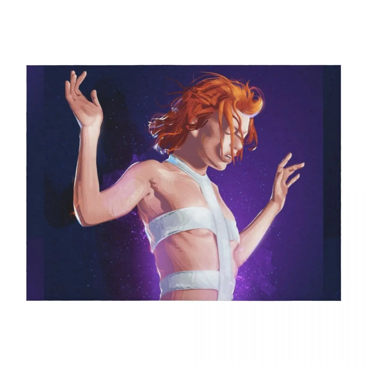 

Leeloo Throw Blanket Thin Retros bed plaid Extra Large Throw Blankets