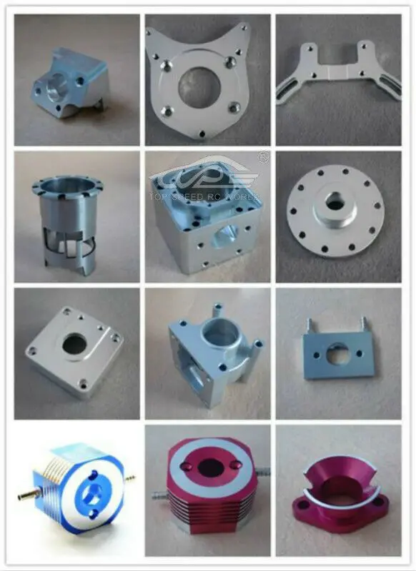 Parti di Eninge CNC in lega per barche RC Fit 26CC 27.5CC 29CC QJ motore Zenoah G260PUM G290PUM