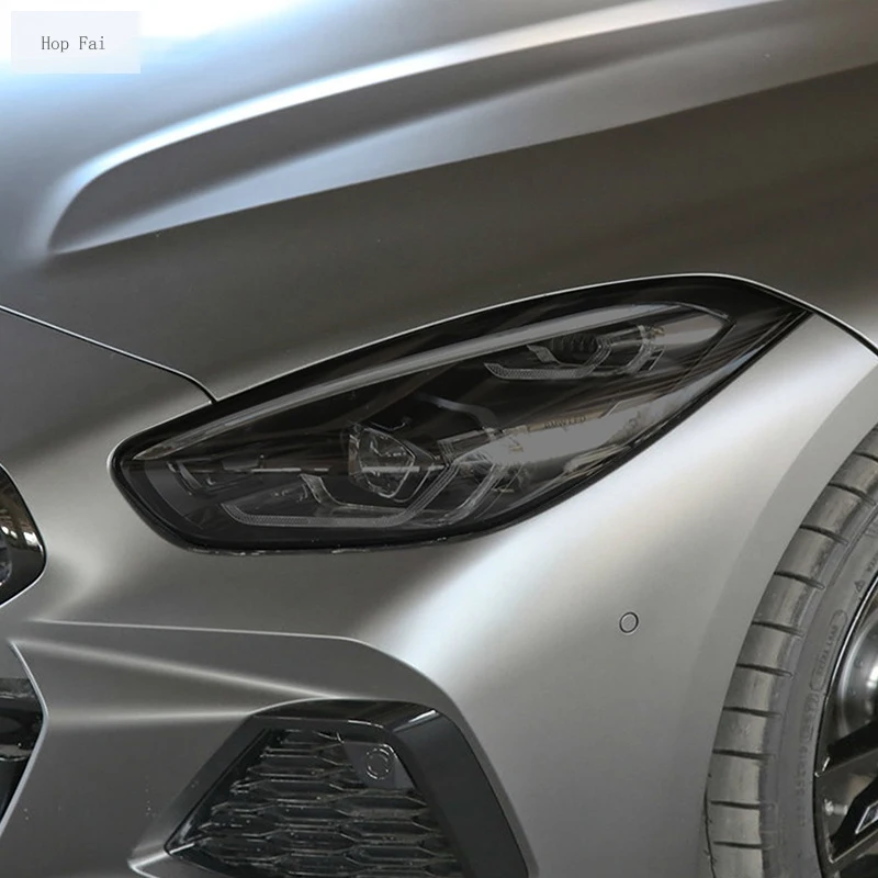 Автомобильная фара, ТПУ стикер Дымчатого цвета для BMW M2, F87, M3, F80, M4, F82, F83, M5, F10, F90, M6, M8, I3, I8, Z4, E89, G29